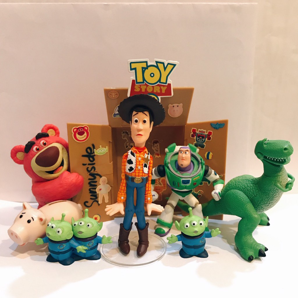 現貨 扭蛋 轉蛋 T-ARTS  Toy Story 迪士尼 玩具總動員3 人物場景組 胡迪 巴斯光年 三眼怪 熊抱哥