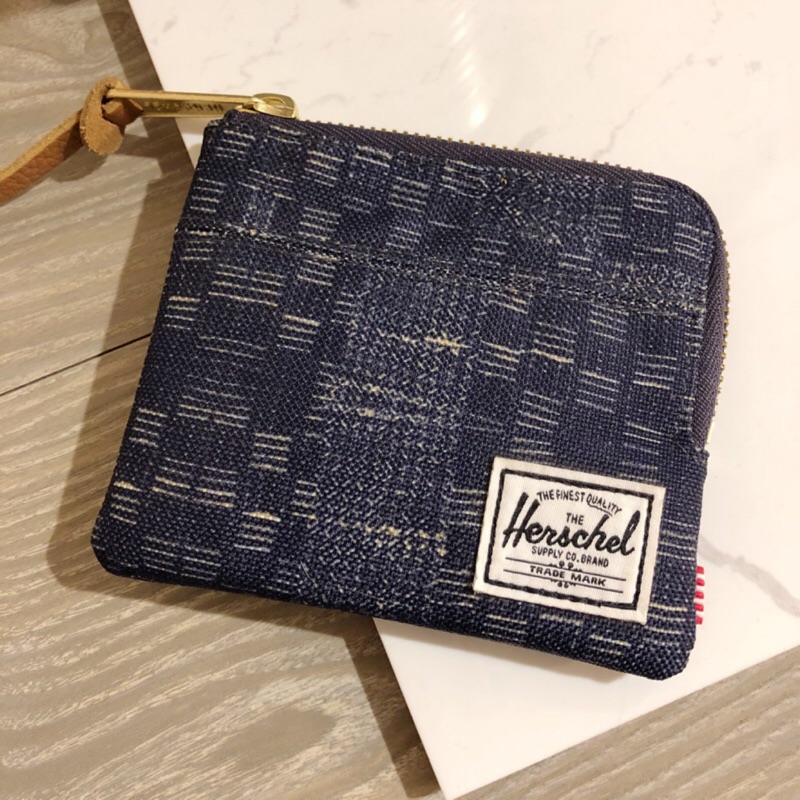 HERSCHEL JOHNNY 拉鍊 零錢包 短夾