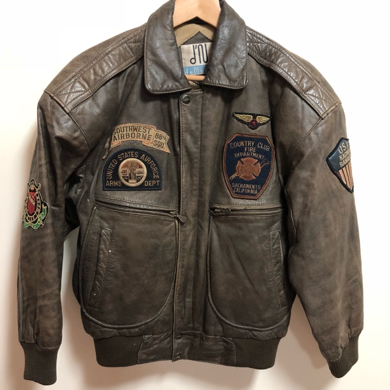 ⭕️古著 復古 湯姆克魯斯 阿湯哥 飛行夾克 飛行外套 飛行皮衣 空軍 vintage