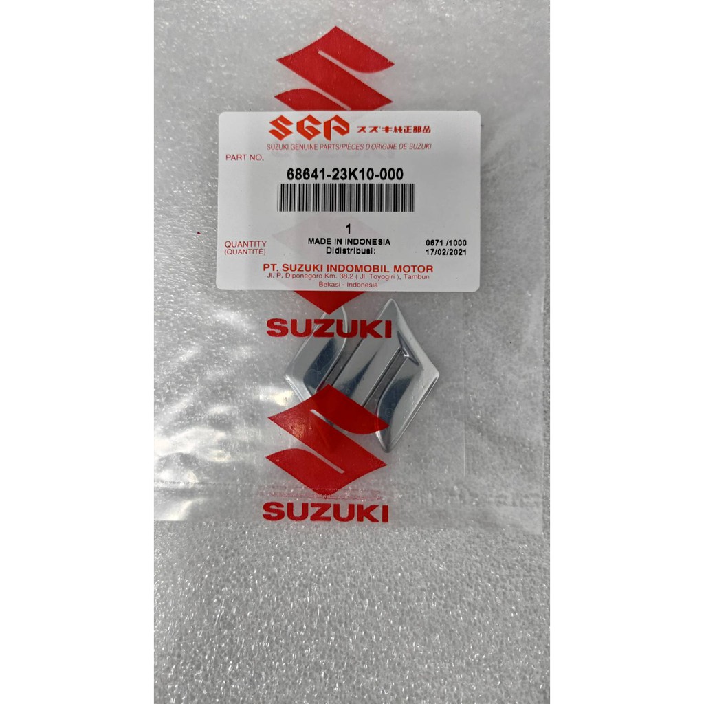 SUZUKI GSX-S/R150L8-L9.M0.M1電鍍貼紙 標誌S 貼紙 LOGO 68641-23K10-000