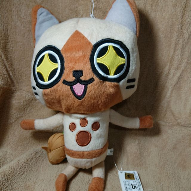日本帶回 魔物獵人
艾露貓 閃亮亮艾路貓 玩偶娃娃掛飾