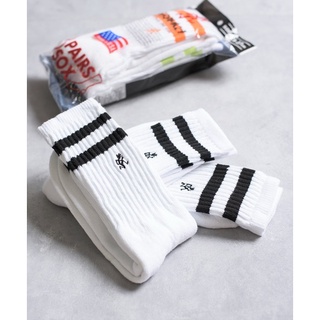[Bitter.MBB] 日本/GRAMICCI MIU EMB SOCKS 刺繡Logo/80‘S長襪／美國製