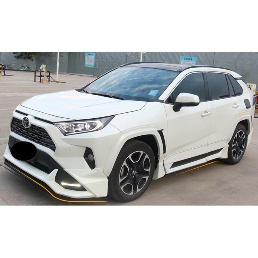 [五代RAV4專用] 改裝#類trd改裝#改裝車用輪拱&amp;側裙 台灣現貨 優質PP 素材無烤漆 RAV4 19-23年