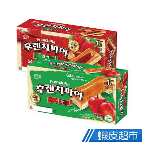 韓國 海太 HAITAI 法國派 蘋果/草莓 口味(15入/盒) 現貨 蝦皮直送