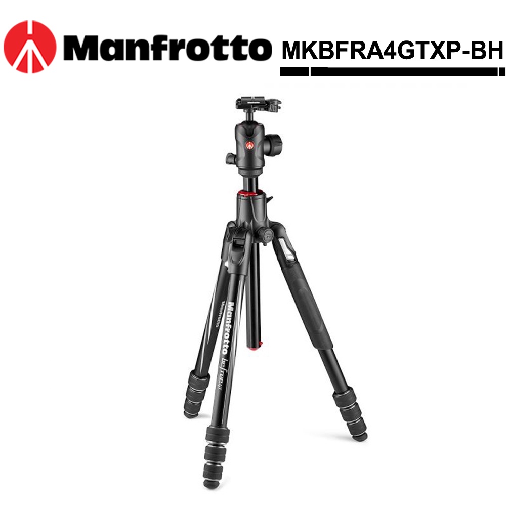 義大利 曼富圖 Manfrotto MKBFRA4GTXP-BH Befree GT XPRO 鋁合金旅行三腳架(旋鈕)