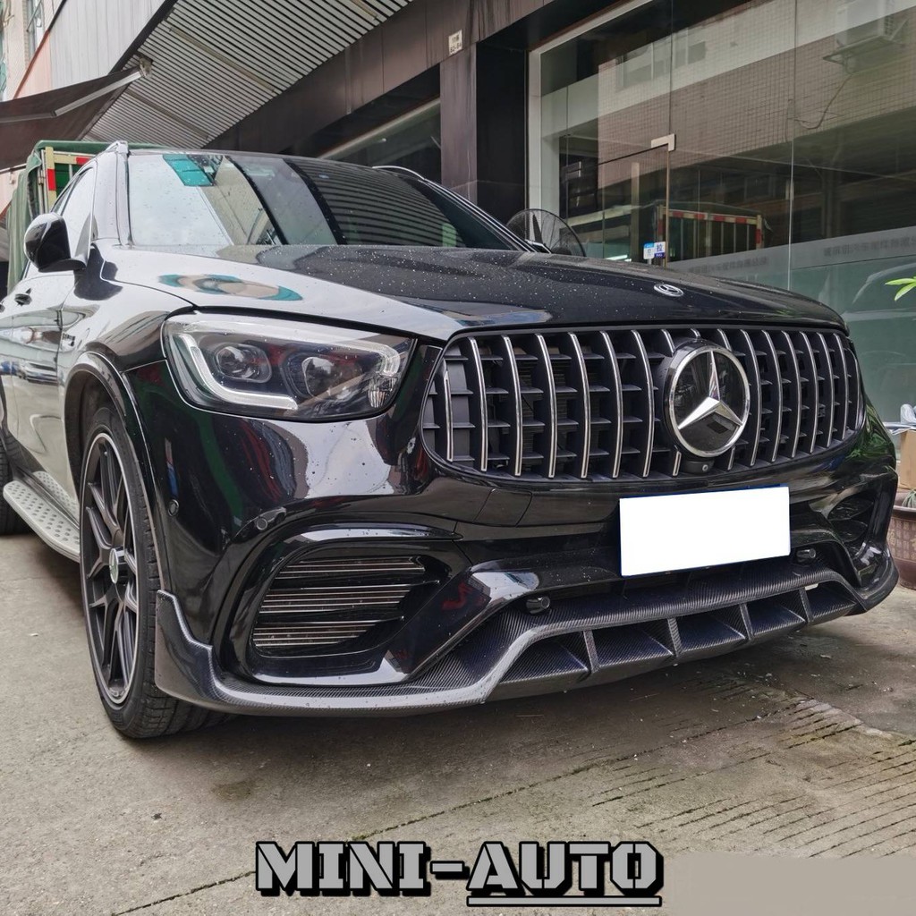 MINI-AUTO☑️ GLC63S TOP款 碳纖維前下擾流 SUV/COUPE大包用 BENZ W253 副廠 賓士