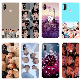 EXO 適用於 Redmi note 5、Redmi S2、Redmi Y2 手機殼軟 TPU 保護套矽膠可愛印花防摔後