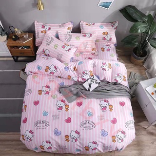 Hello Kitty 卡通床包組 時尚凱蒂 可愛KT床包組 少女床包 單人 雙人 加大雙人床包組 床包四件組 交換禮物