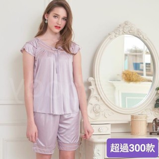 🌷蕾妮塔塔🌷 全系列精品專賣/ ( 97001 )/(5色) 超柔軟珍珠絲兩件式成套睡衣( F~2L )/臺灣製