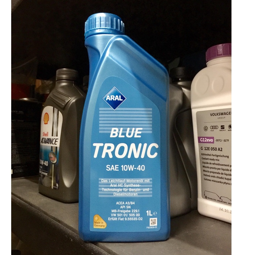 {飆} 亞拉 ARAL BLUE TRONIC 10W40 汽車機油