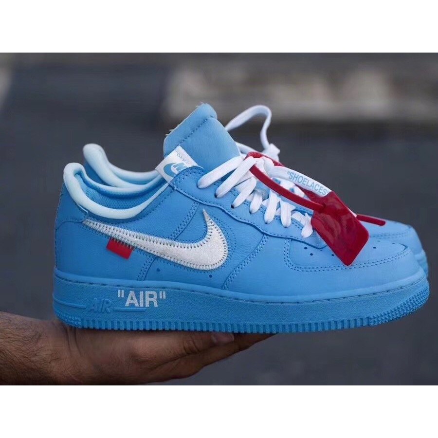 off white air force 1 university blue