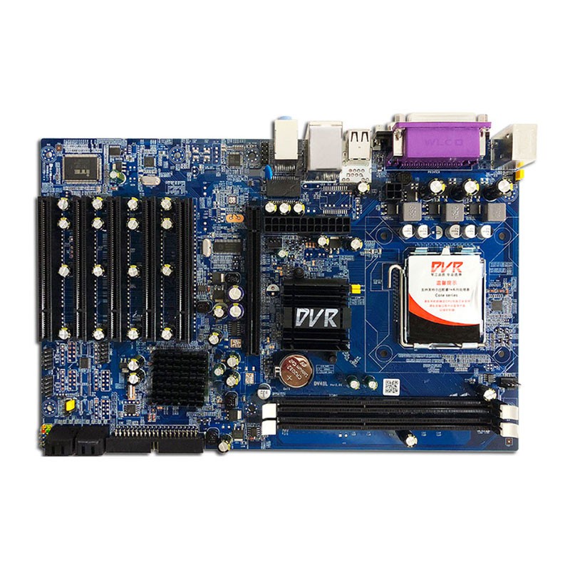 電腦主機板贈送E7500 CPU Intel G41 LGA775 SocketT 5個PCI桌機監控IPC DVR主板