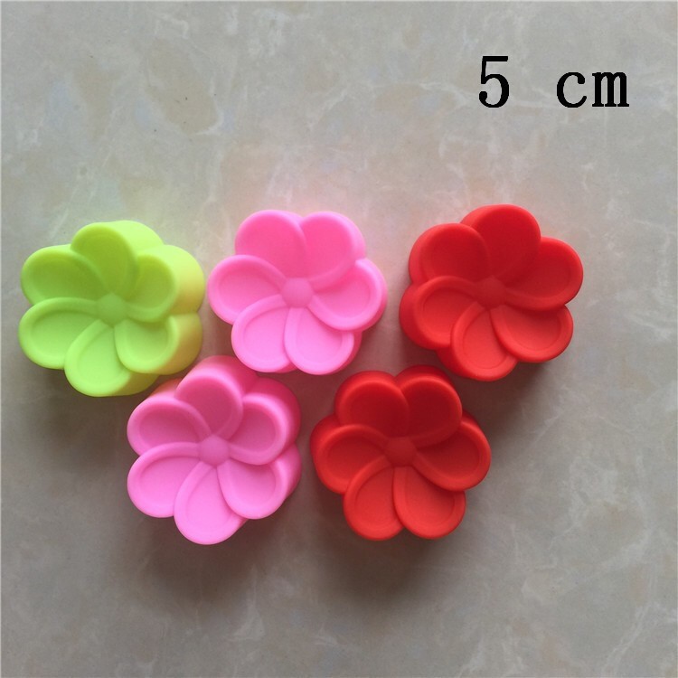 單孔5cm 花朵 馬芬杯 矽膠  蛋糕模具 手工皂模具