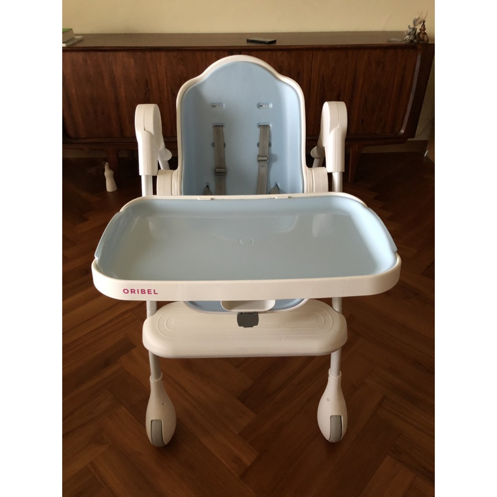 二手新加坡oribel多功能餐椅 6段高度調整 3段座椅傾斜角度 蝦皮購物