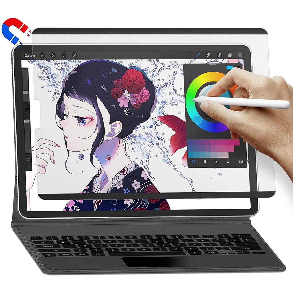 紙質可拆卸磁性磨砂屏幕保護膜iPad Pro 11 2021 Air 4 10.9 適用iPad 8 10.2吋9.7吋