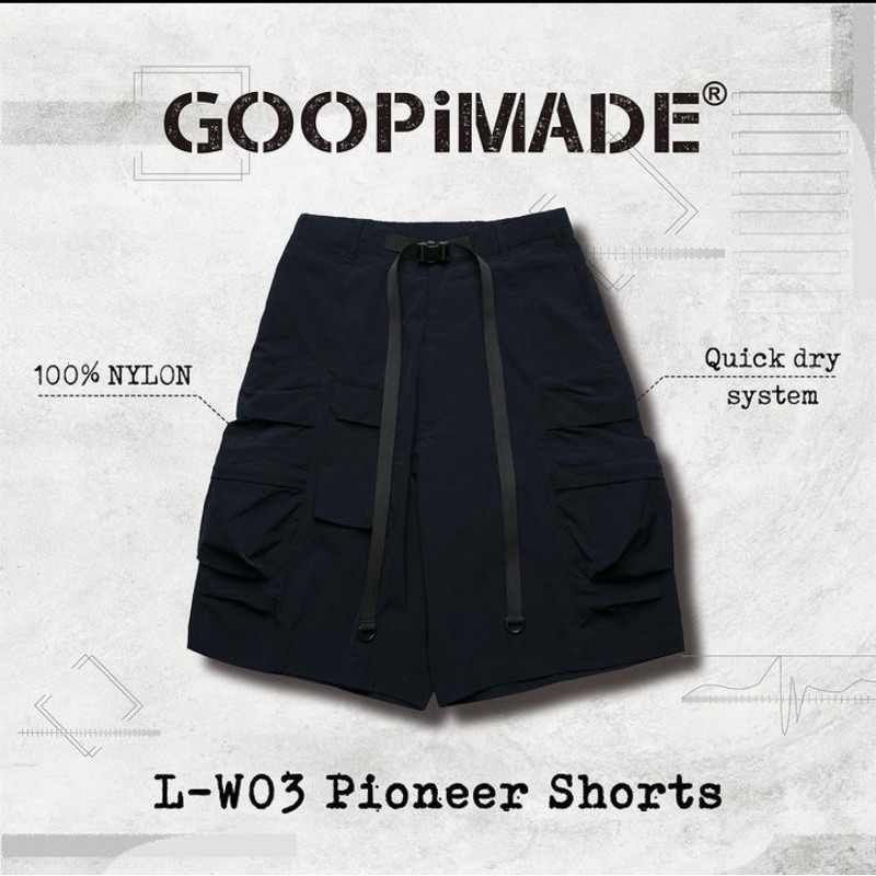 Goopimade L-W03 Pioneer Shorts 深藍2號