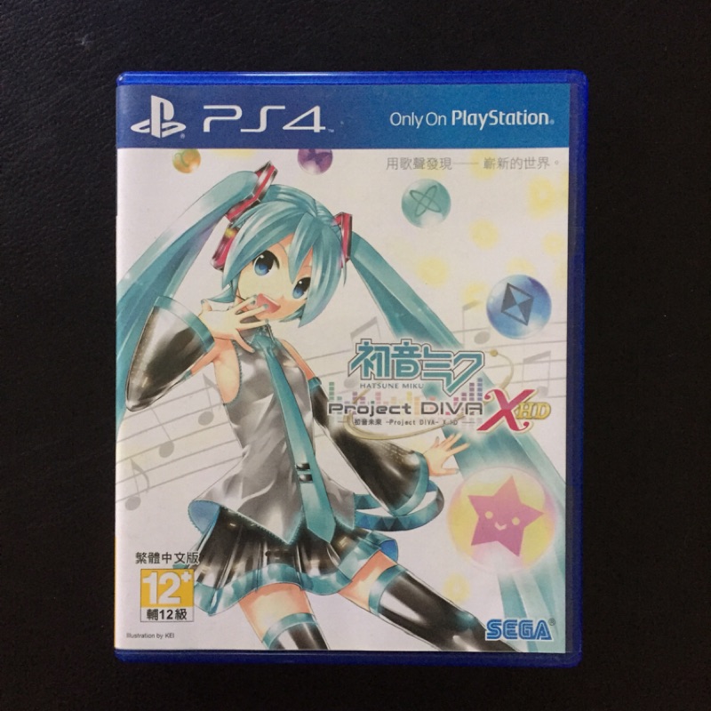 PS4 （二手）初音未來 project diva X 遊戲片