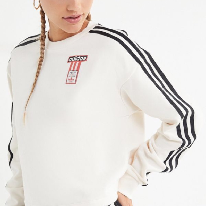 adidas adibreak cropped sweatshirt