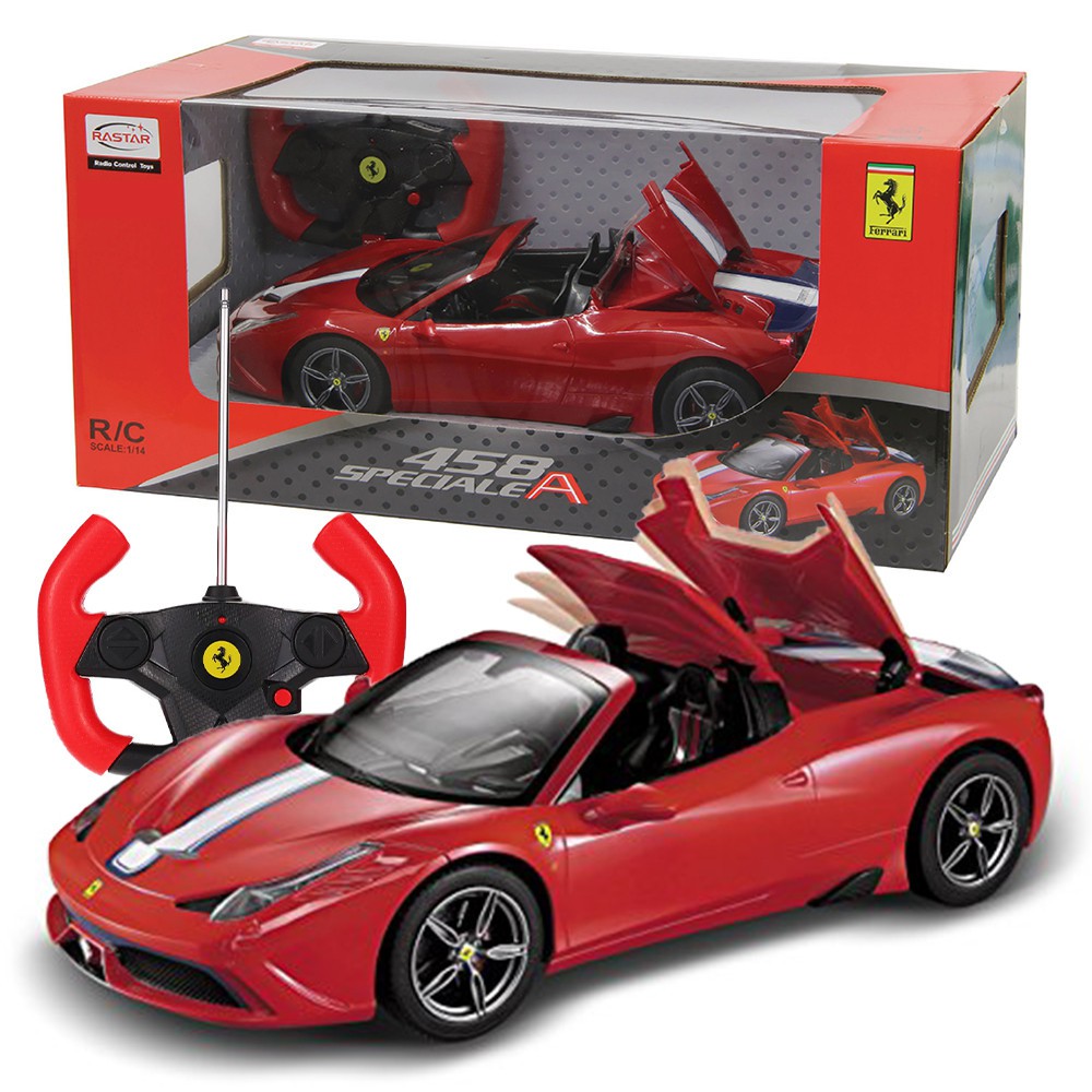 RASTAR 星輝 1:14 Ferrari 458 Speciale A 原廠授權模型車(附遙控功能) 萬年東海