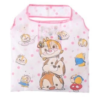 【現貨】日本帶回 tsum tsum 奇奇 蒂蒂 克莉絲 購物袋 收納起來超輕巧