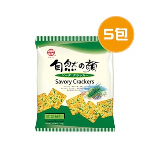 中祥 自然之顏紫菜蘇打餅 5袋(280g/袋)