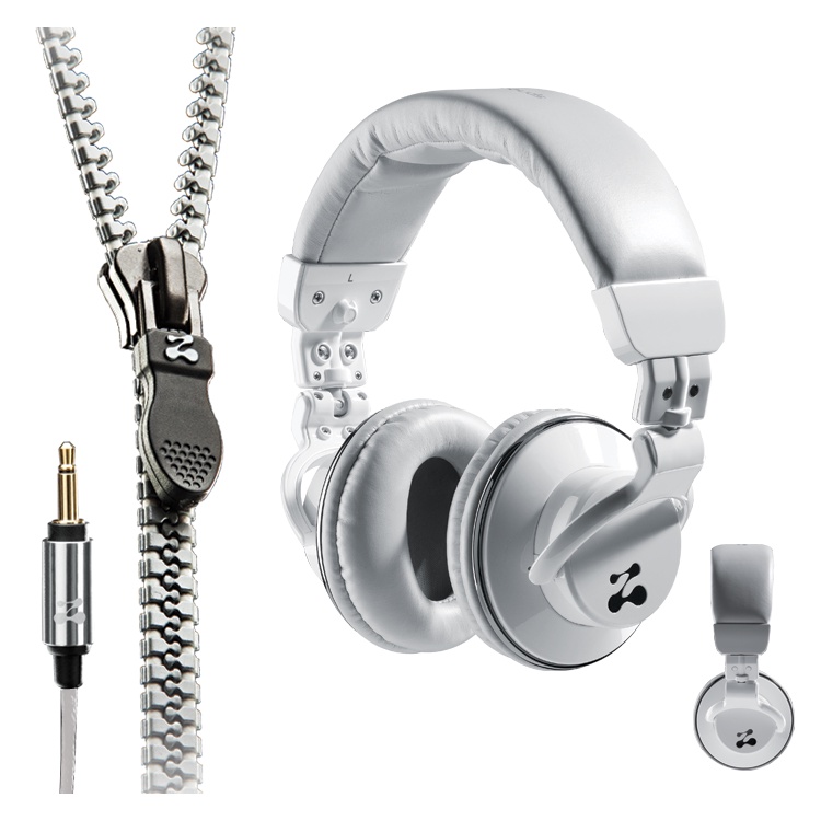  SELECT 耳罩式可折疊收納有線耳機 ＋ 限量贈送活動：硬殼收納盒&amp;專屬拉鍊插拔耳機線！