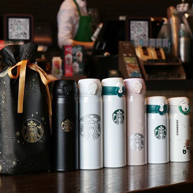 星巴克保溫杯膳魔師系列限量隨手咖啡杯大容量帶茶隔精美禮盒包裝不鏽鋼男女情侶便攜隨行杯子 蝦皮購物