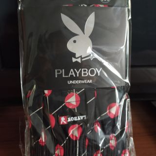 Playboy五片式純棉印花平口褲
