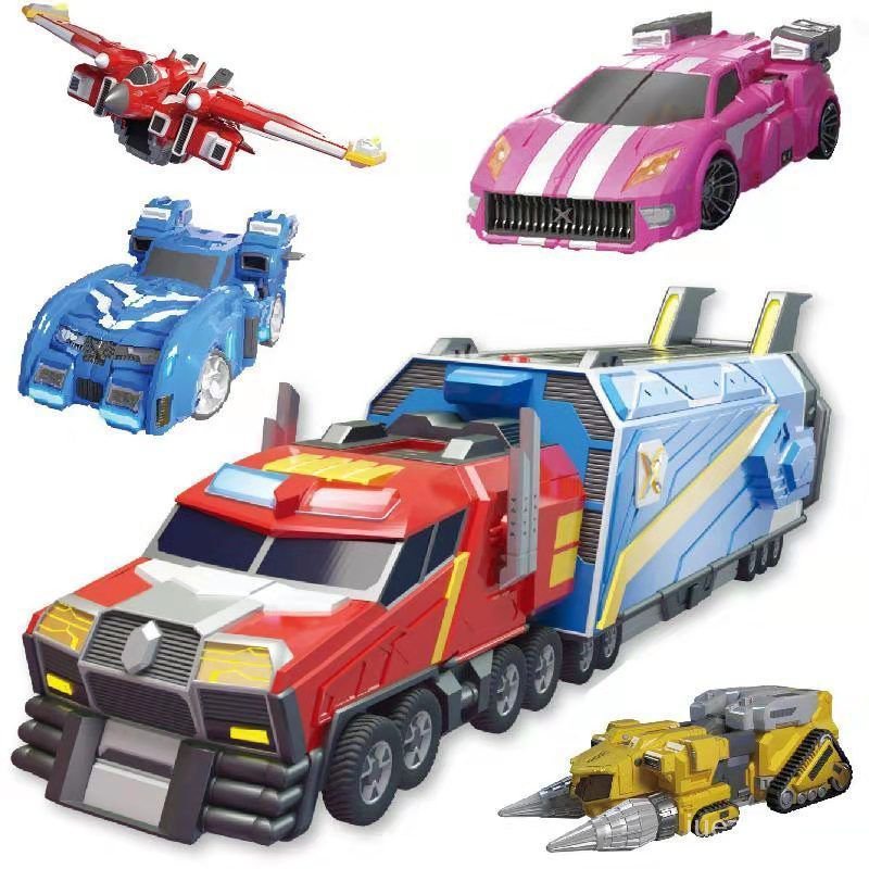 玩具 迷你特攻隊 迷你特工隊X變形汽車重卡大卡車總部全套裝甲車戰車套裝s男孩玩具 迷你特工隊