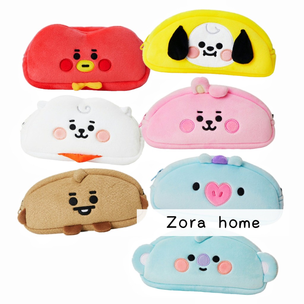 正品現貨bts Bt21 Baby 筆袋鉛筆盒收納包隨身收納 蝦皮購物