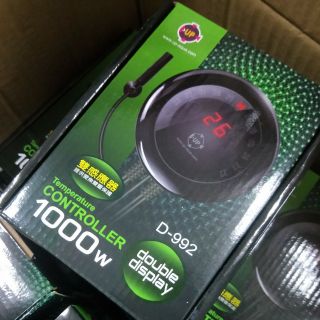 臺灣UP雅柏D-992雙顯示微電腦控溫器 (雙感應器)1000W 加溫器 控溫器 水族 飛碟 D-992