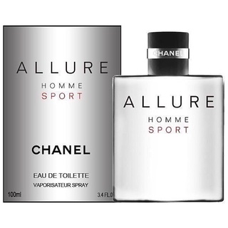 『專櫃購入』香奈兒 Chanel Allure Homme Sport 傾城之魅 男性 運動淡香水 100ml 二手