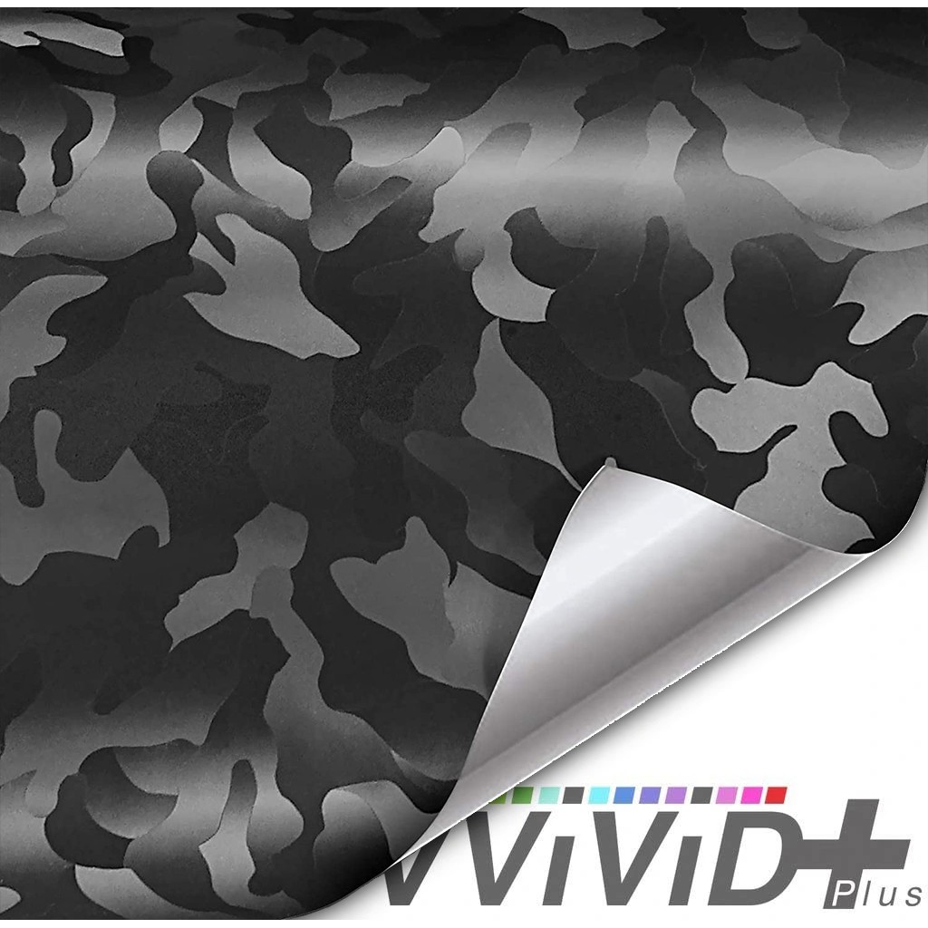 現貨 VVIVID 加拿大 中黑迷彩 鑄造膜 改色膜 貼膜 包膜 膜料 汽車貼膜 汽車包膜 包膜材料 車身貼膜 迷彩貼膜