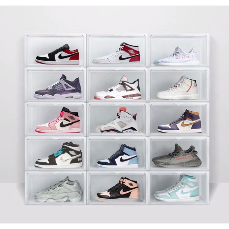 D Dope磁吸式側開款透明鞋盒展示盒收納盒鞋盒adidas Yeezy Boost 350 500 700 蝦皮購物