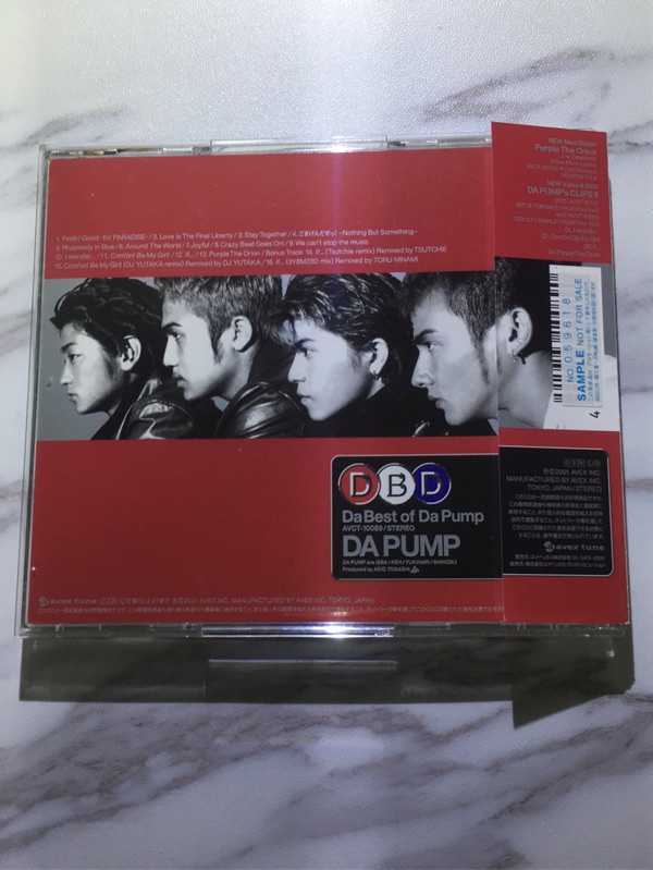 二手cd Da Pump Da Best Of Da Pump 宣傳片有側標 蝦皮購物