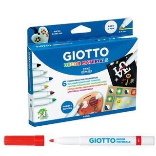 【義大利 GIOTTO】裝飾筆(6色) 產地:義大利 / 特殊筆
