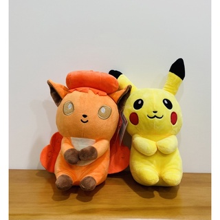 🌟 已預定勿下單🌟 日本寶可夢 神奇寶貝 皮卡丘 九尾排排坐娃娃公仔玩偶 赤尾狐 相柳 長相思