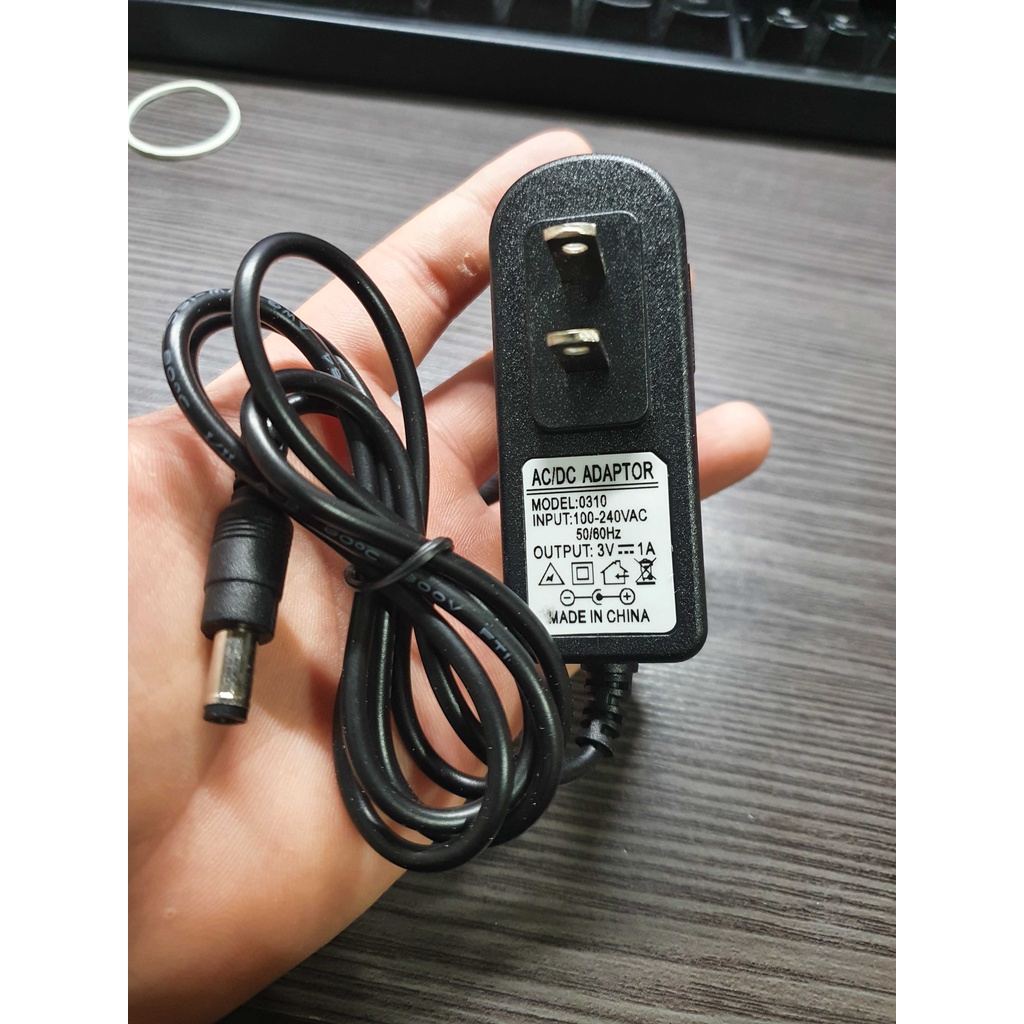 變壓器電源電源插座dc 3v 1a 電源適配器全新品ac交流110 2都可用5 5 Mm 2 5mm 蝦皮購物
