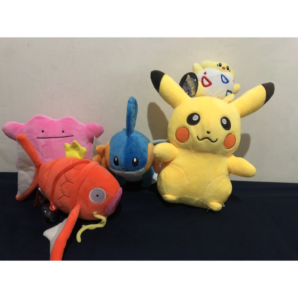 📢神奇寶貝娃娃出清 Pokemon 絨毛娃娃 &gt; 皮卡丘、水躍魚、百變怪、波克比、鯉魚王