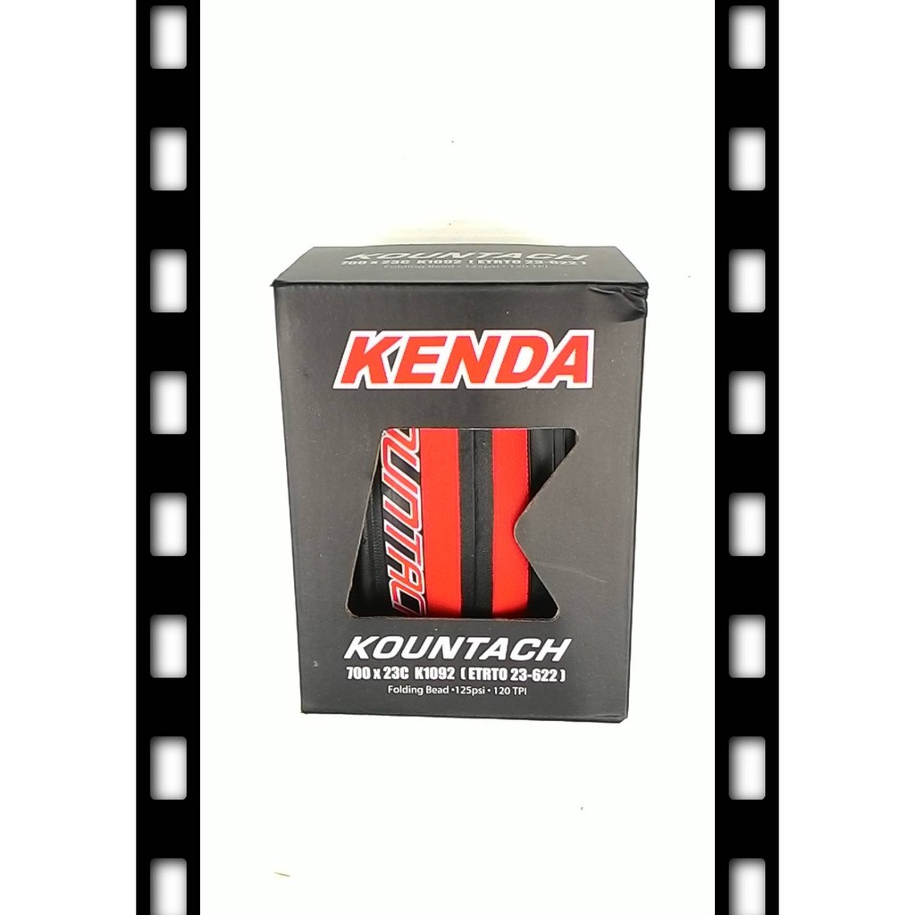 【台灣製】 KENDA 建大 K1092 700X23C 紅黑色 可折式 競賽級 防刺 公路車 輪胎