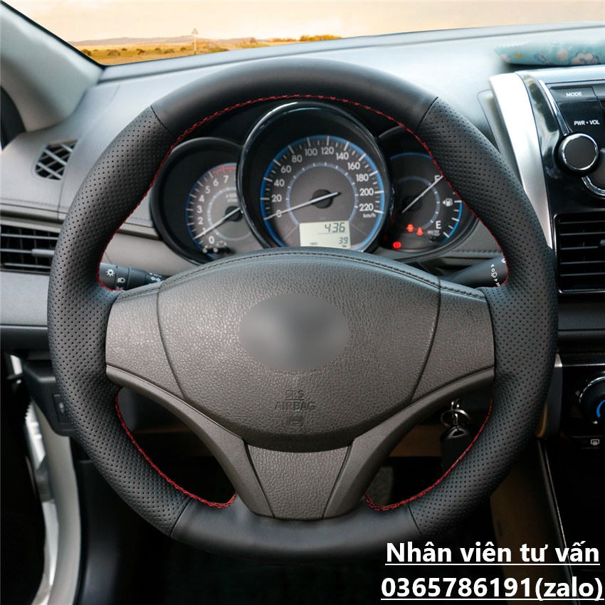 方向盤套 Toyota Vios 2014-2016 高品質納帕皮革