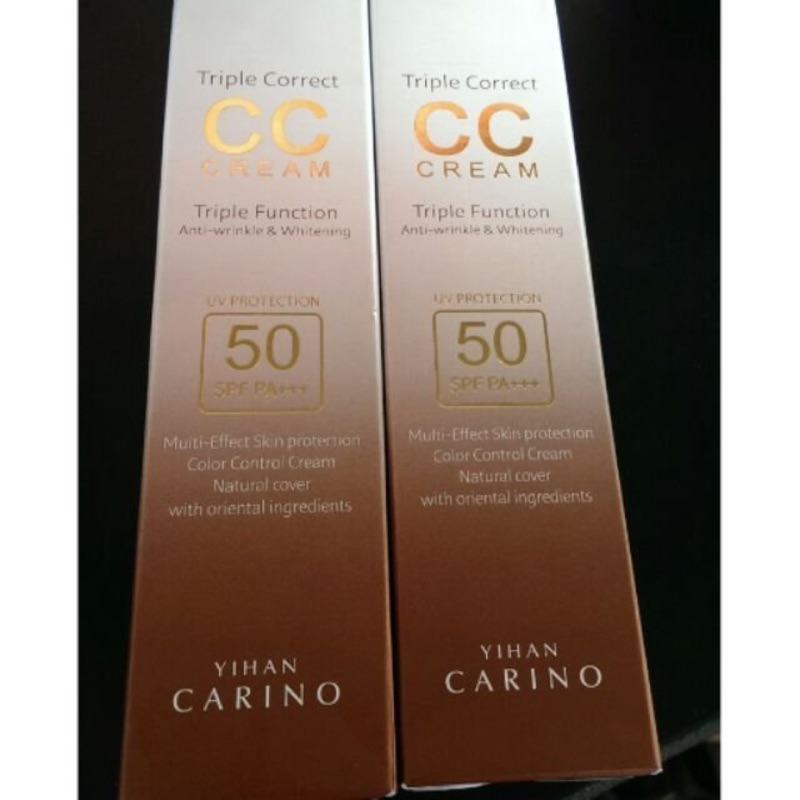 韓國帶回Carino麗仁堂-七合一完美肌膚CC霜 新版SPF50PA+++