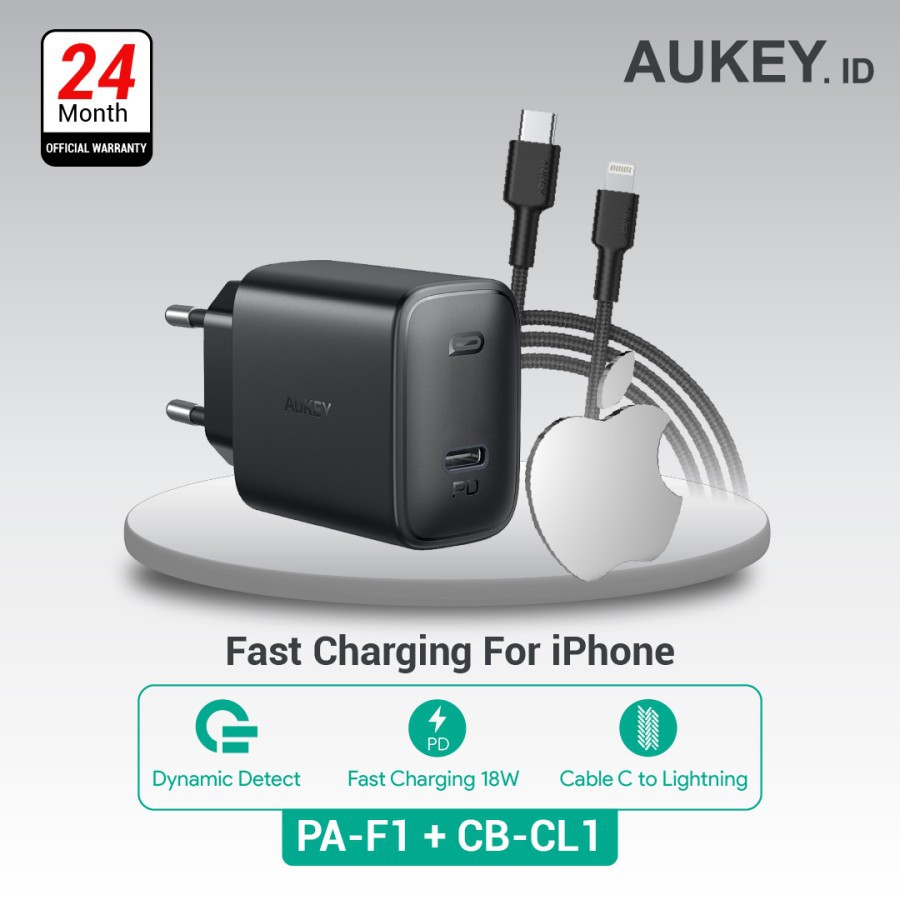 Aukey 充電器 PA-F1 Aukey 電纜 CB-CL1