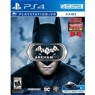 PS4 VR 蝙蝠俠 阿卡漢 VR 英文美版 Batman Arkham VR【一起玩】(現貨全新)
