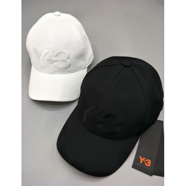 y3 logo cap