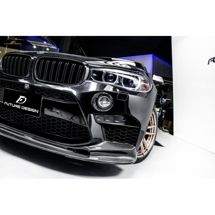 【Future_Design】BMW F86 X6M F85 X5M 3D款 高品質 碳纖維 卡夢 前下
