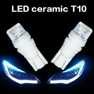 10pcs 通用 T10 W5W LED 陶瓷超亮牌照燈氛圍燈泡燈汽車內飾精品