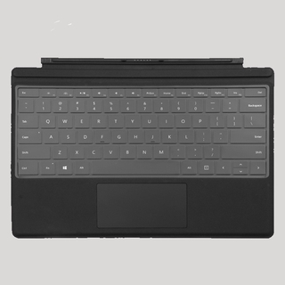 微軟 Surface Go 鍵盤保護套透明 TPU 鍵盤保護套皮膚保護膜兼容 Microsoft Surface Pro