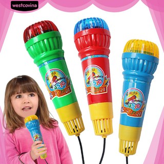 兒童玩具麥克風寶寶擴音話筒卡拉OK無需用電幼兒回音話筒