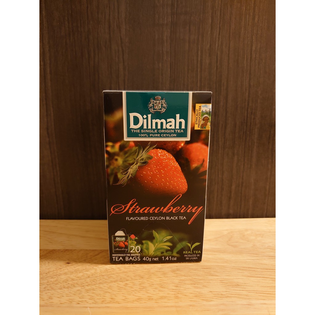 【西格碼】［現貨］Dilmah帝瑪 草莓口味紅茶 2gx20入_公司貨